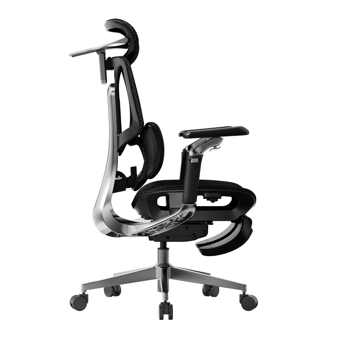 E3 PRO 2026 Ergonomic office chair with adjustable features black ~0-0