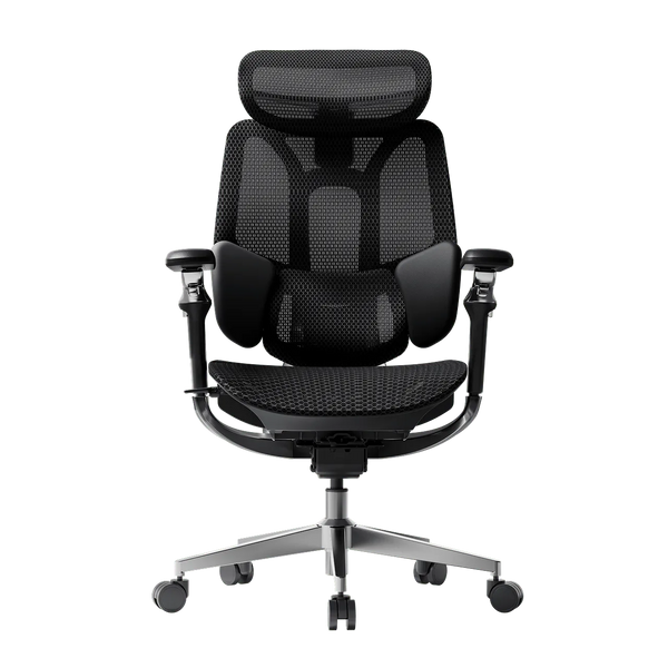 E3 PRO 2026 EDITION ergonomic office chair without footrest black~0-0
