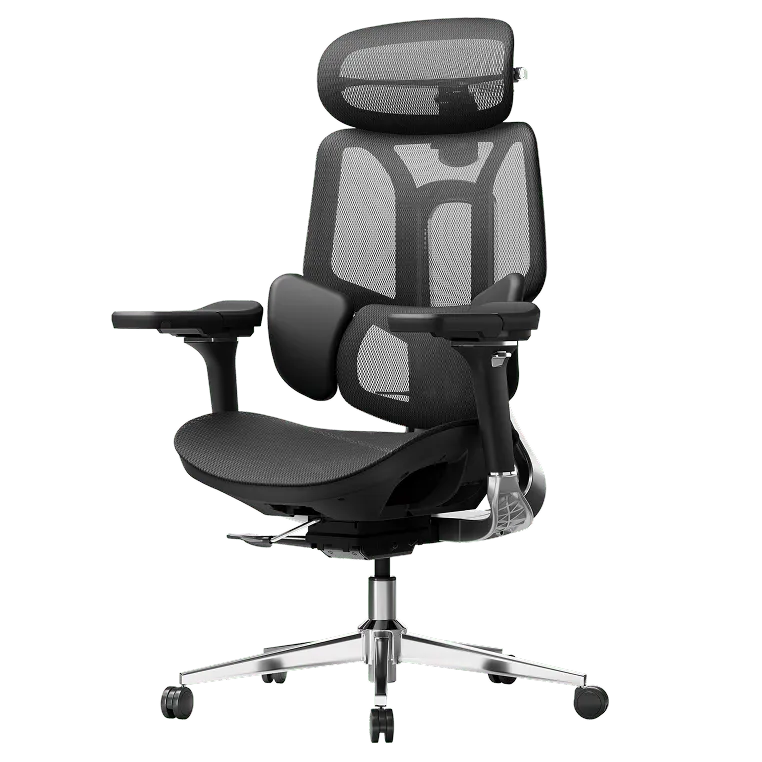 HBADA E3 Pro Ergonomic Chair without Footrest-black~0-1-0
