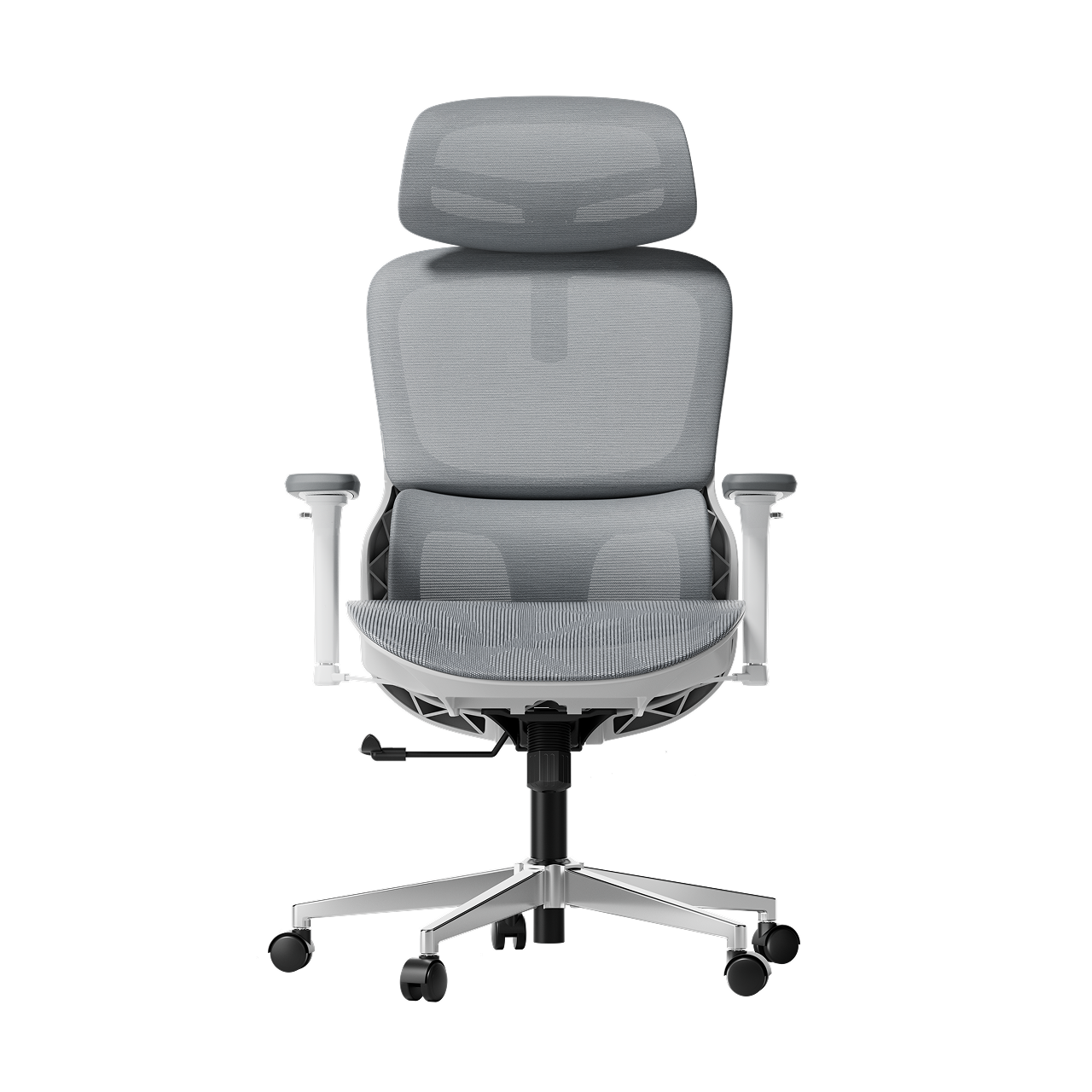 P2 Pro Ergonomic Office Chair without Footrest-Gray~0-0