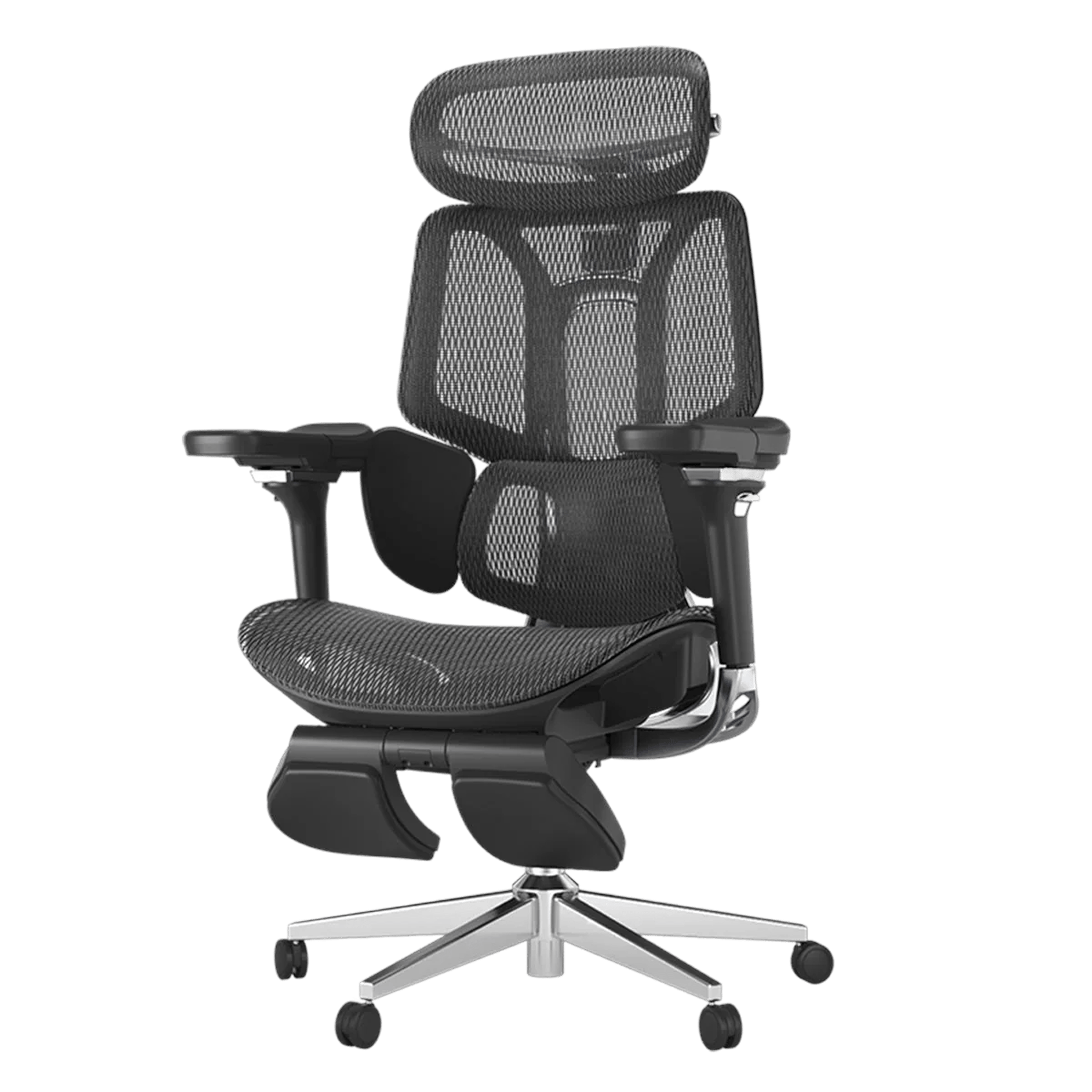 HBADA E3 Pro Ergonomic Chair with Footrest-black~1-0