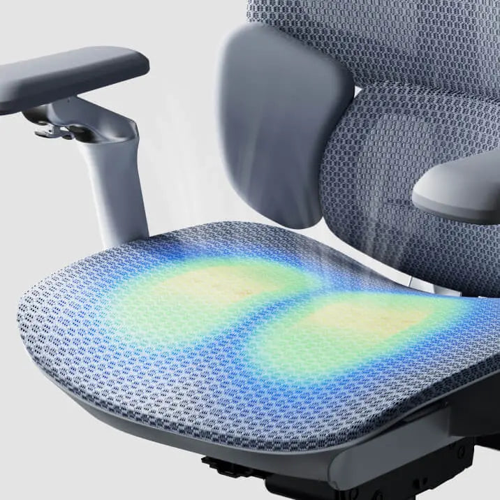 HBADA dynamic swivel office chair workspace interior design mobile layout