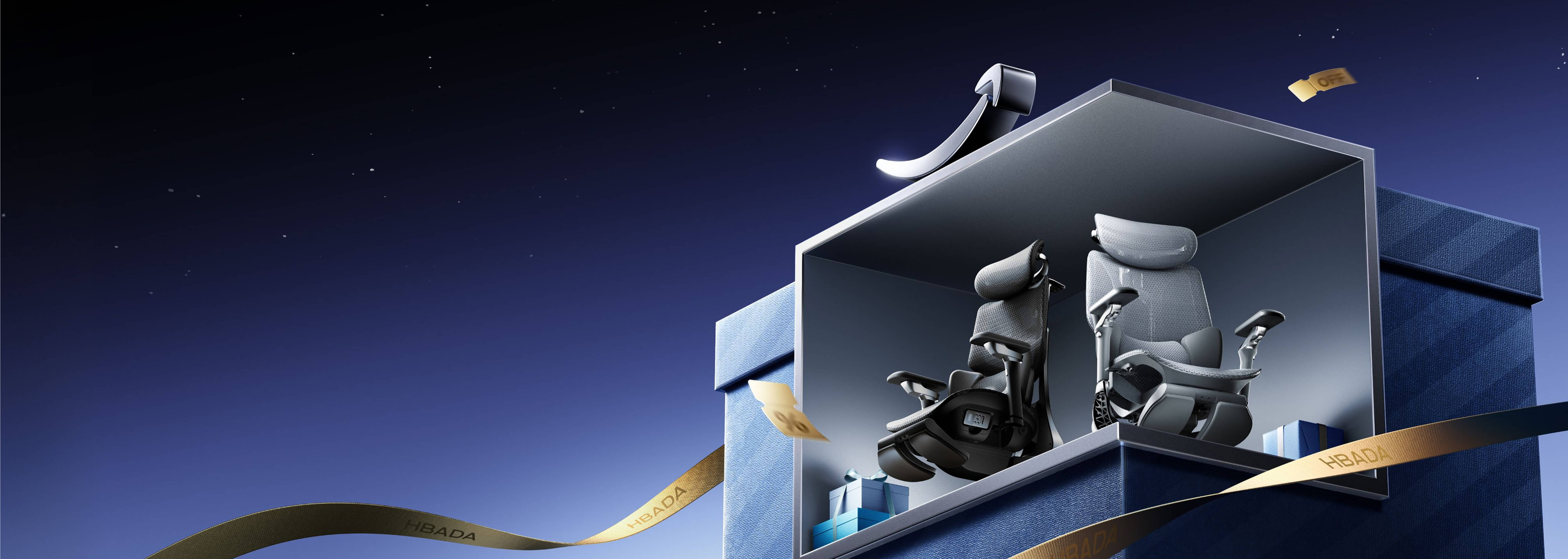 Early Prime Day deals on Hbada ergonomic office chairs and adjustable desk chairs.