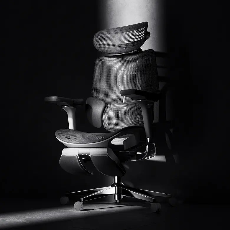 High-density CloudMesh fabric detail used in HBADA heavy-duty big and tall office chairs.