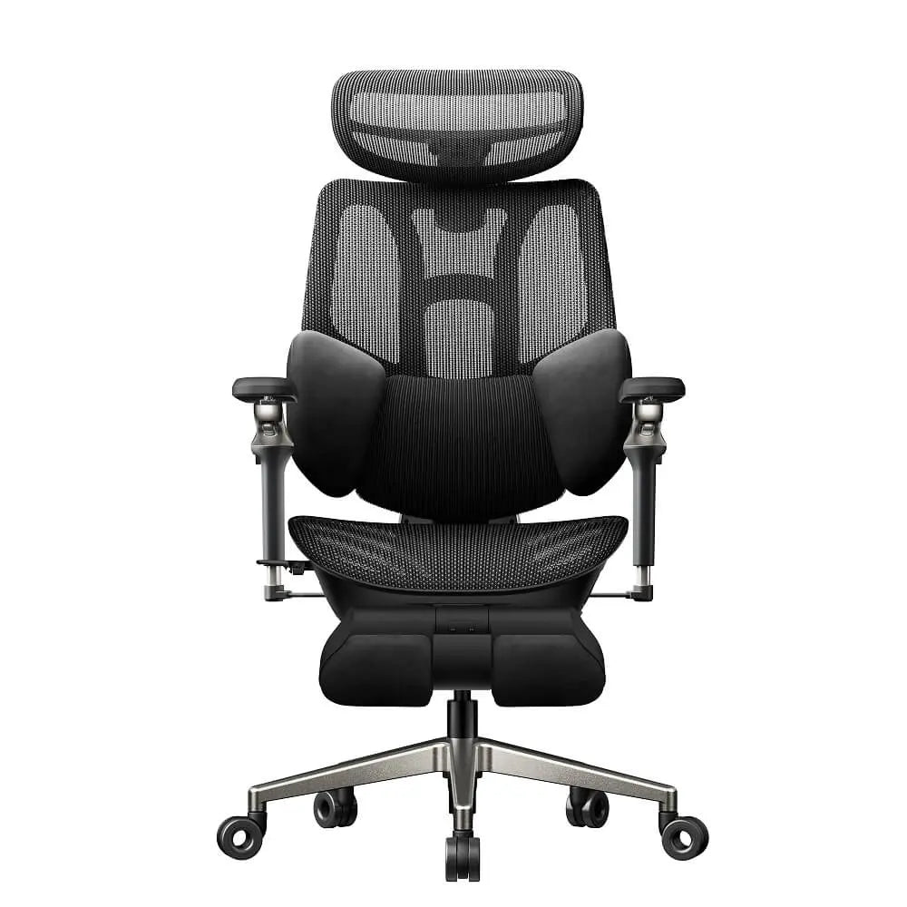 HBADA X7 smart chair adaptive lumbar engineering and posture support