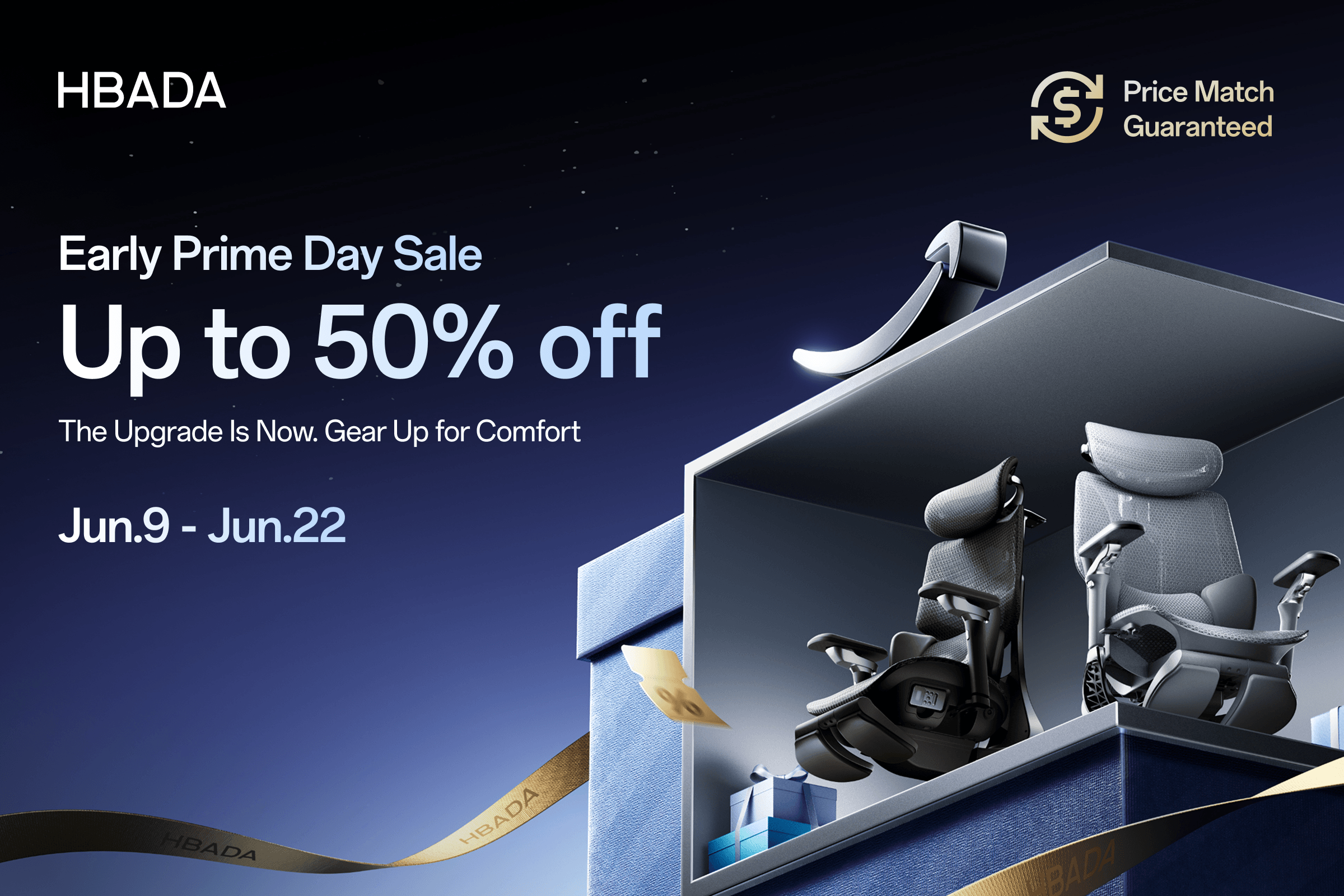 Prime Day Sale! Upgrade Your Comfort with HBADA‘s Early PD Sale