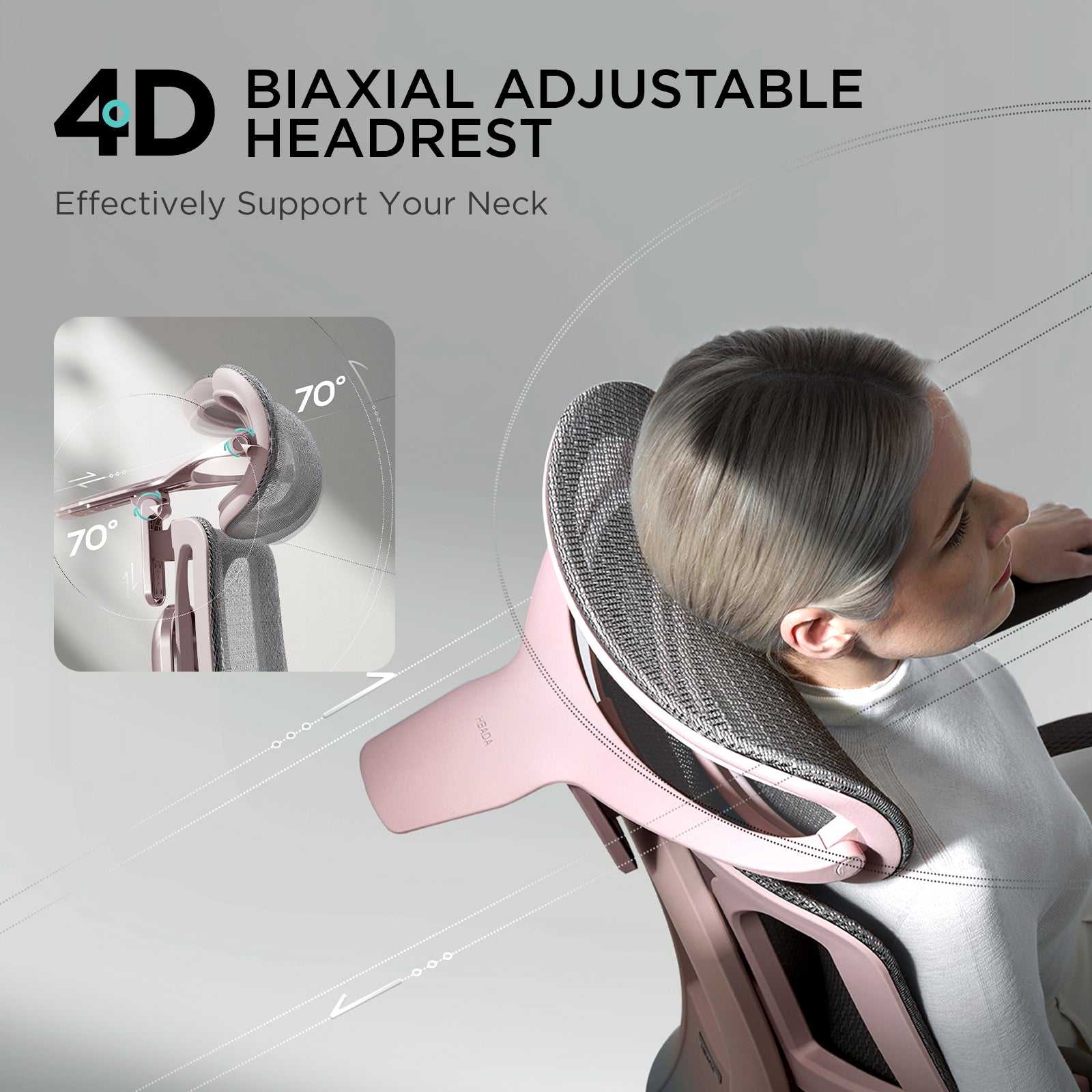 HBADA E3 Pro Ergonomic Office Chair (with Footrest)