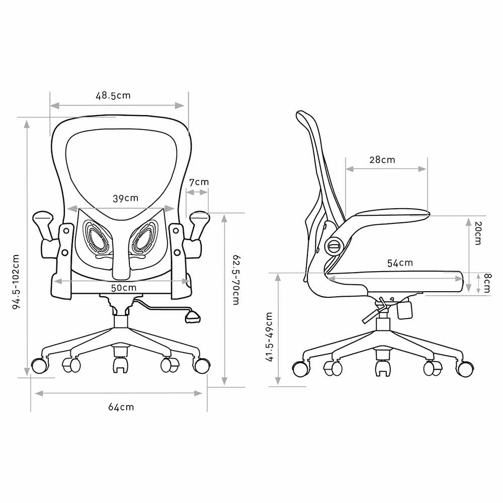 HBADA Butterfly Office Chair- J3