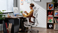 HBADA E3 Pro Ergonomic Chair with Footrest for work~scene