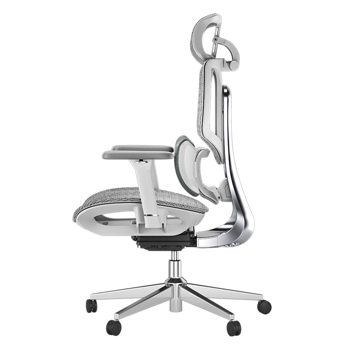 HBADA E3 Air Ergonomic Office Chair without footrest gray left~0-0