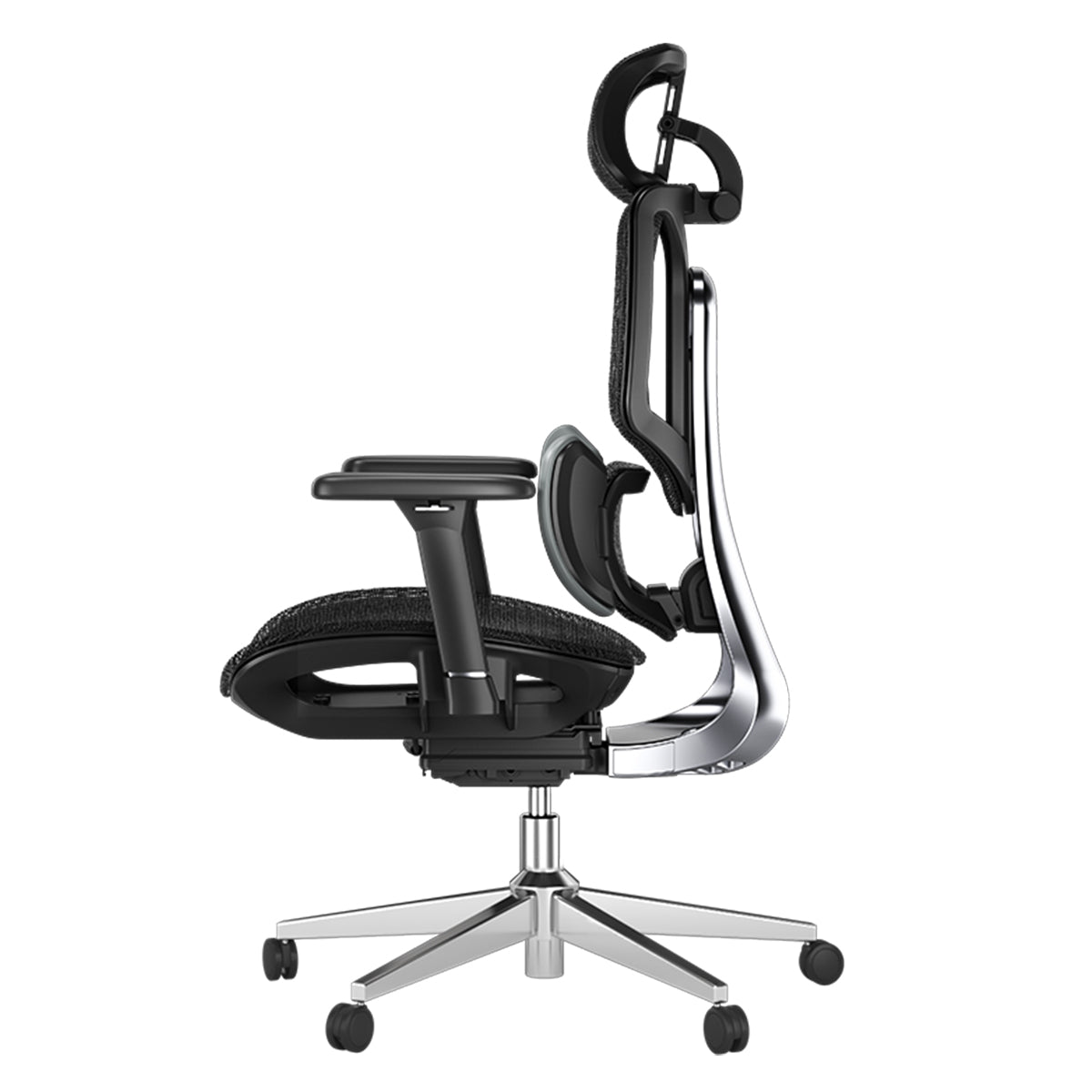 HBADA E3 Air Ergonomic Office Chair without footrest black left~1-0