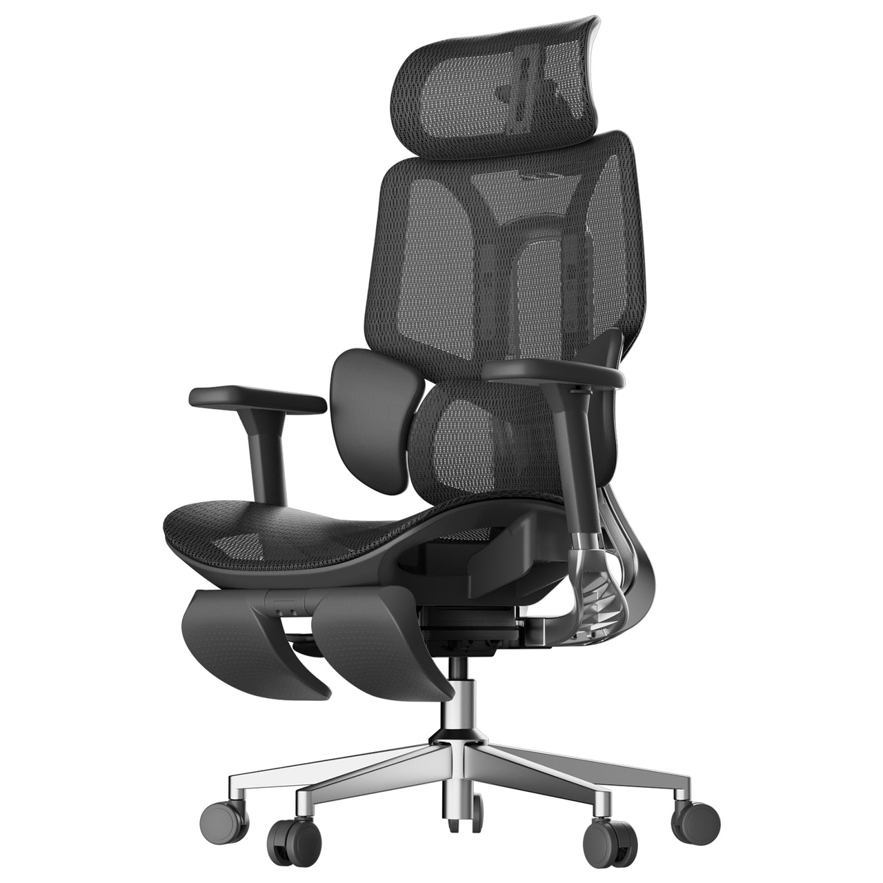 HBADA E3 Air Ergonomic Office Chair with footrest black~1-1