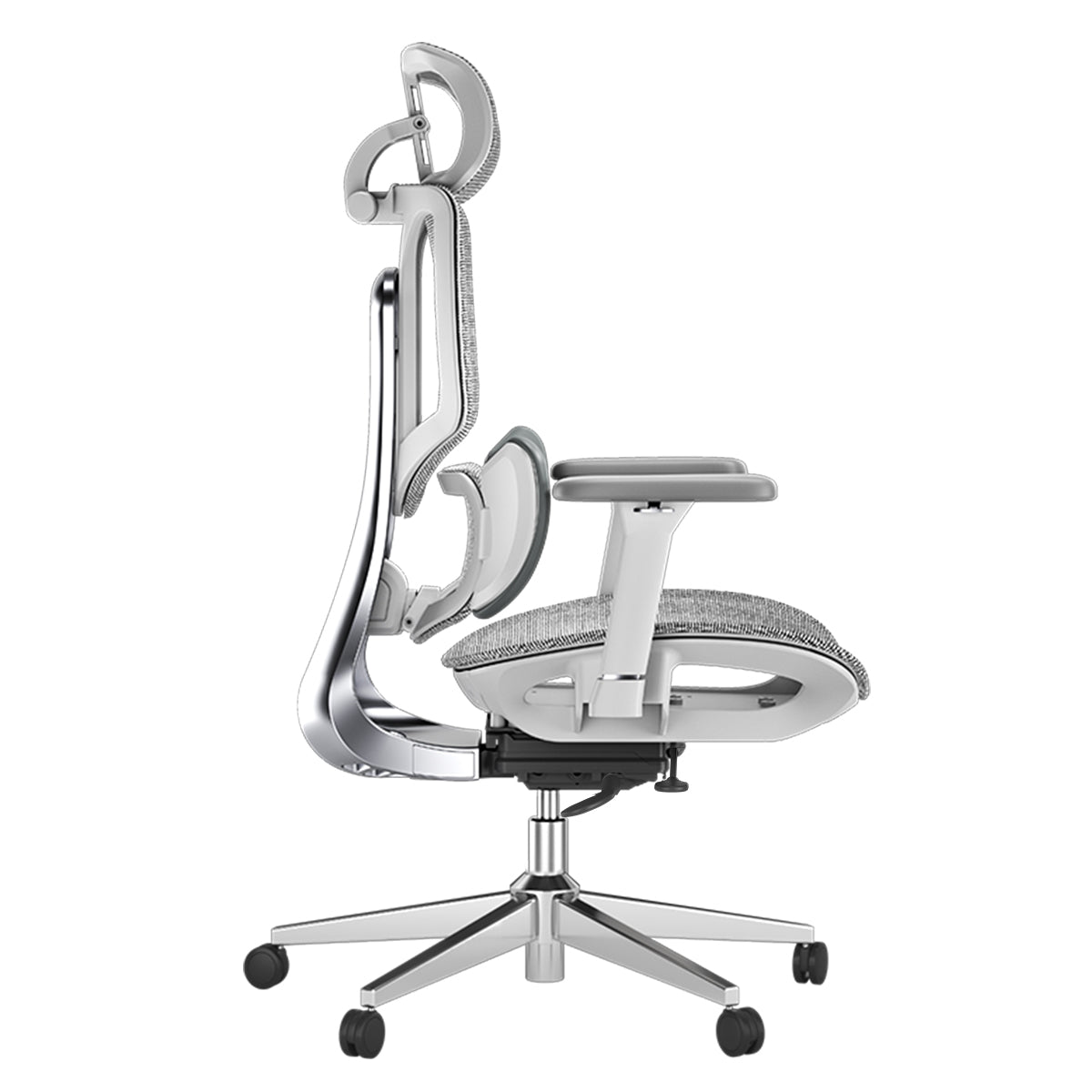 HBADA E3 Ergonomic Office Chair-White