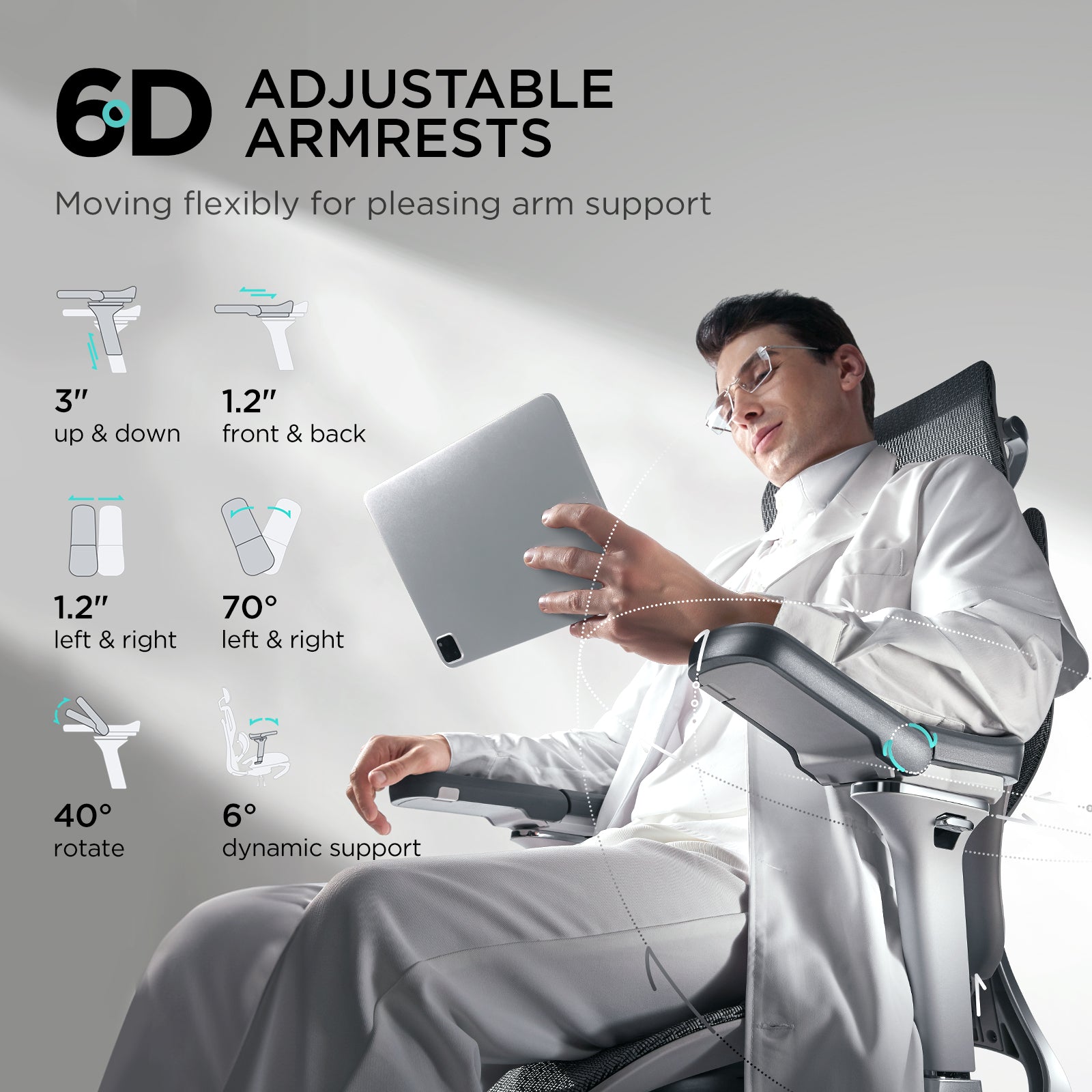 HBADA E3 Pro Ergonomic Office Chair