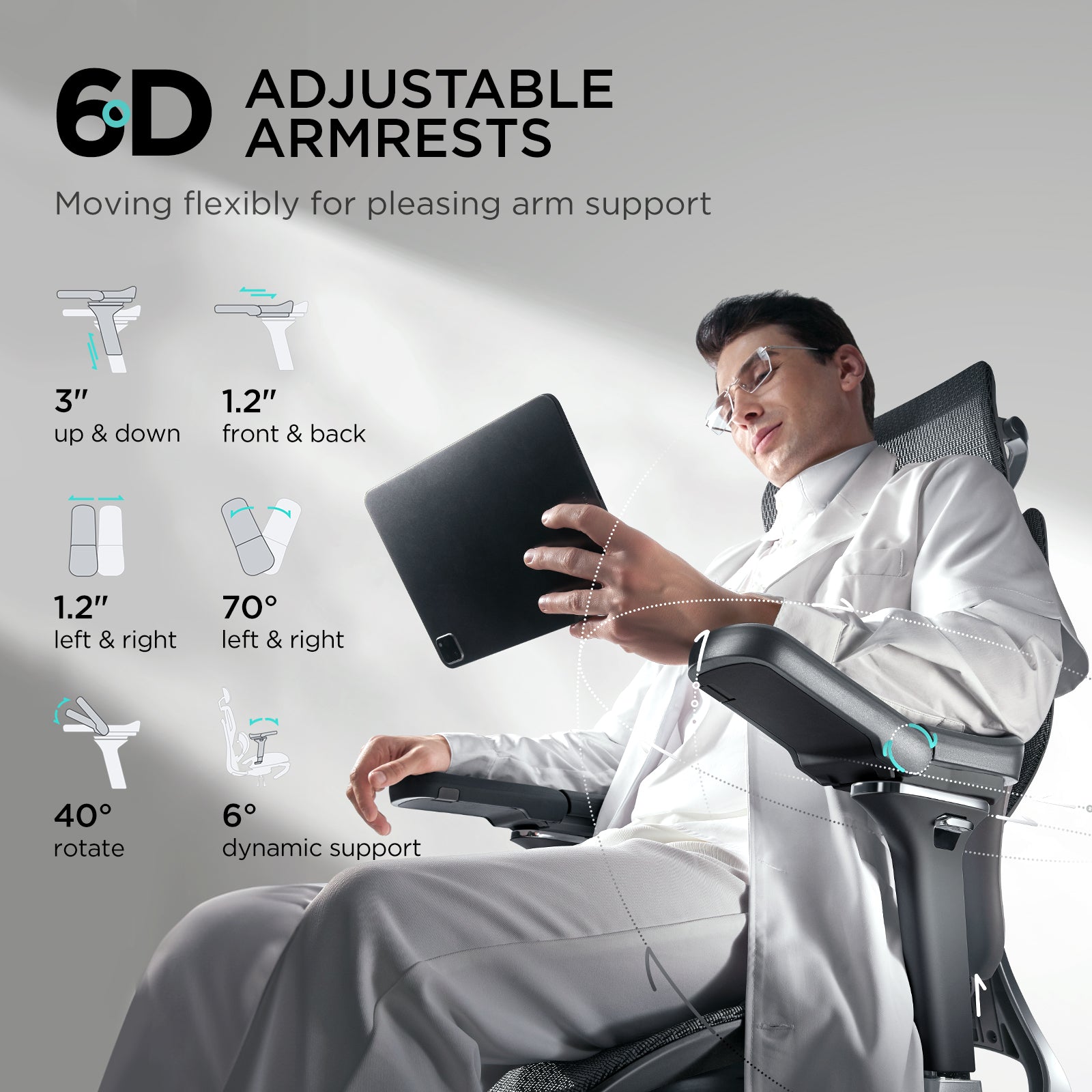 HBADA E3 Pro Ergonomic Office Chair