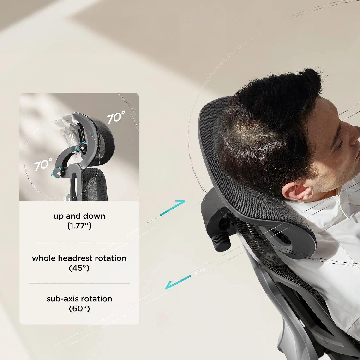 HBADA E3 Air Ergonomic Office Chair (without Footrest)