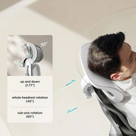 HBADA E3 Air Ergonomic Office Chair without footrest gray headrest~scene