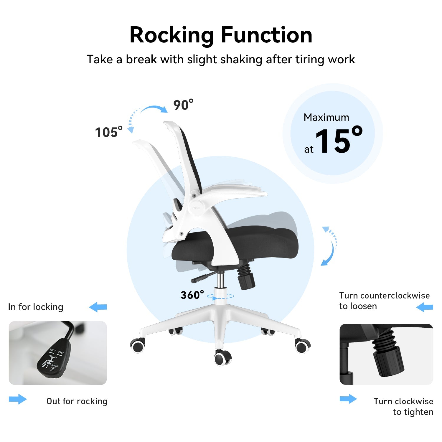 HBADA Penguin-inspired Office Chair -J1