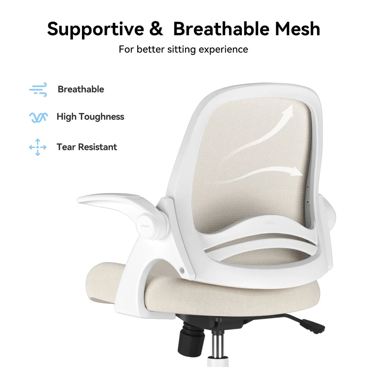 HBADA Penguin-inspired Office Chair -J1 gray mesh~2