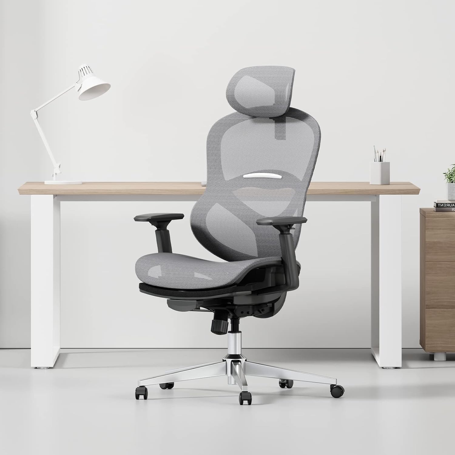 Hbada U4 Ergonomic Office Chair-Grey