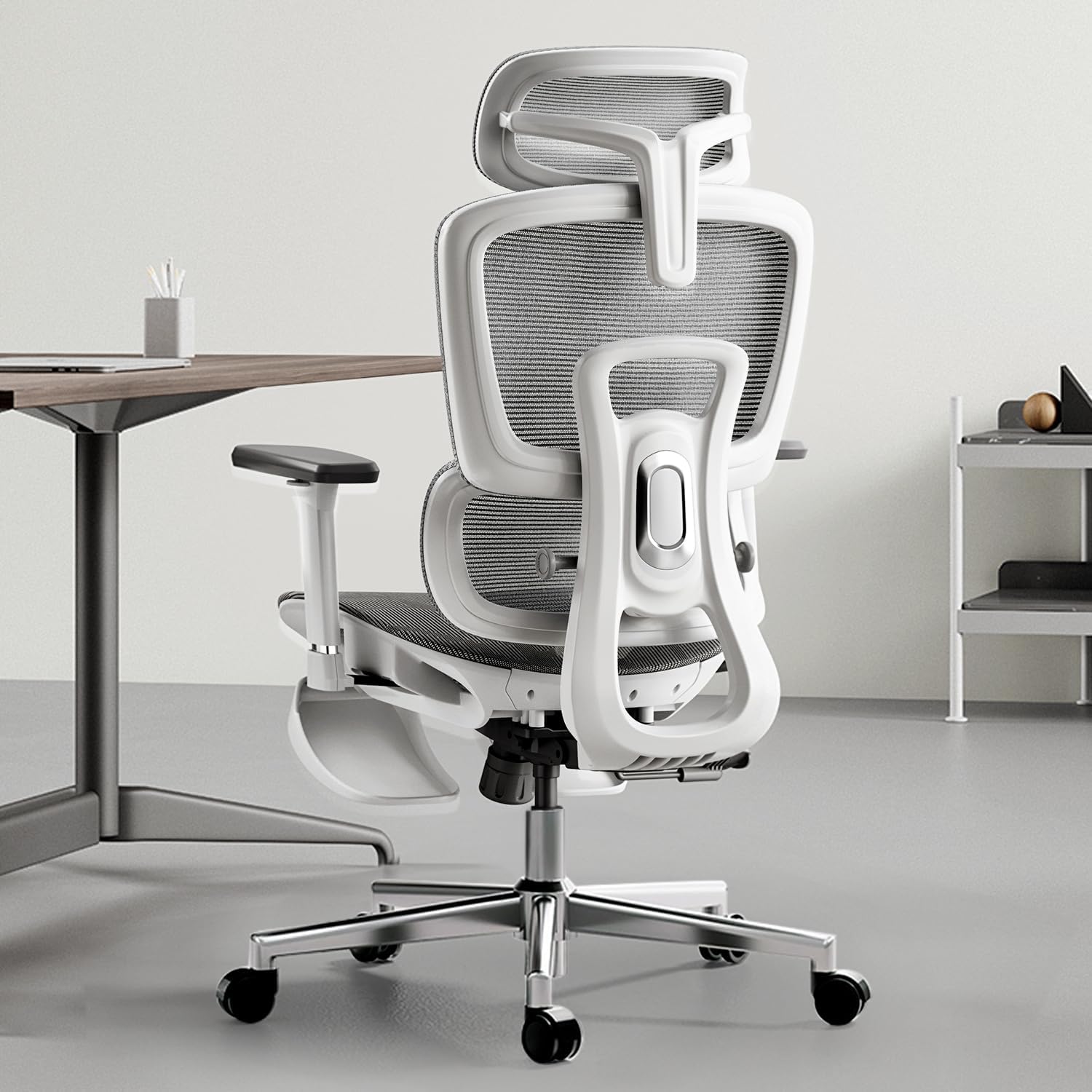 Hbada E2 Ergonomic Office Chair-White