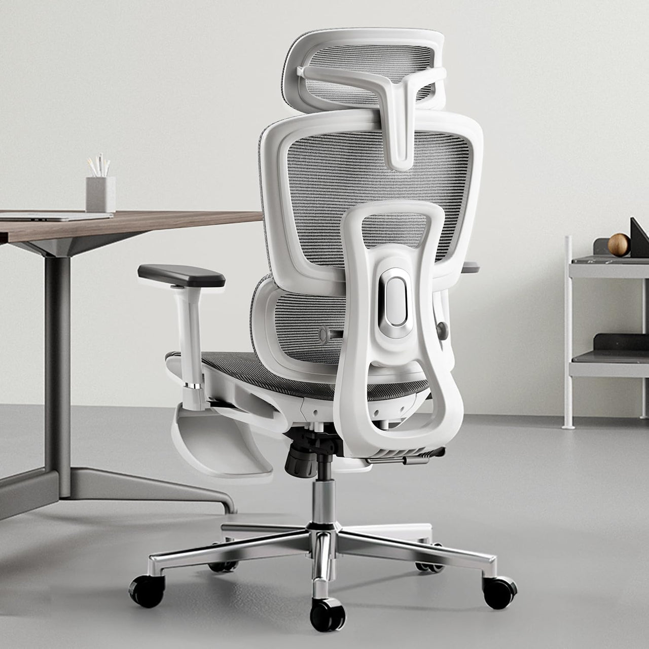 HBADA E2 Ergonomic Office Chair white~0