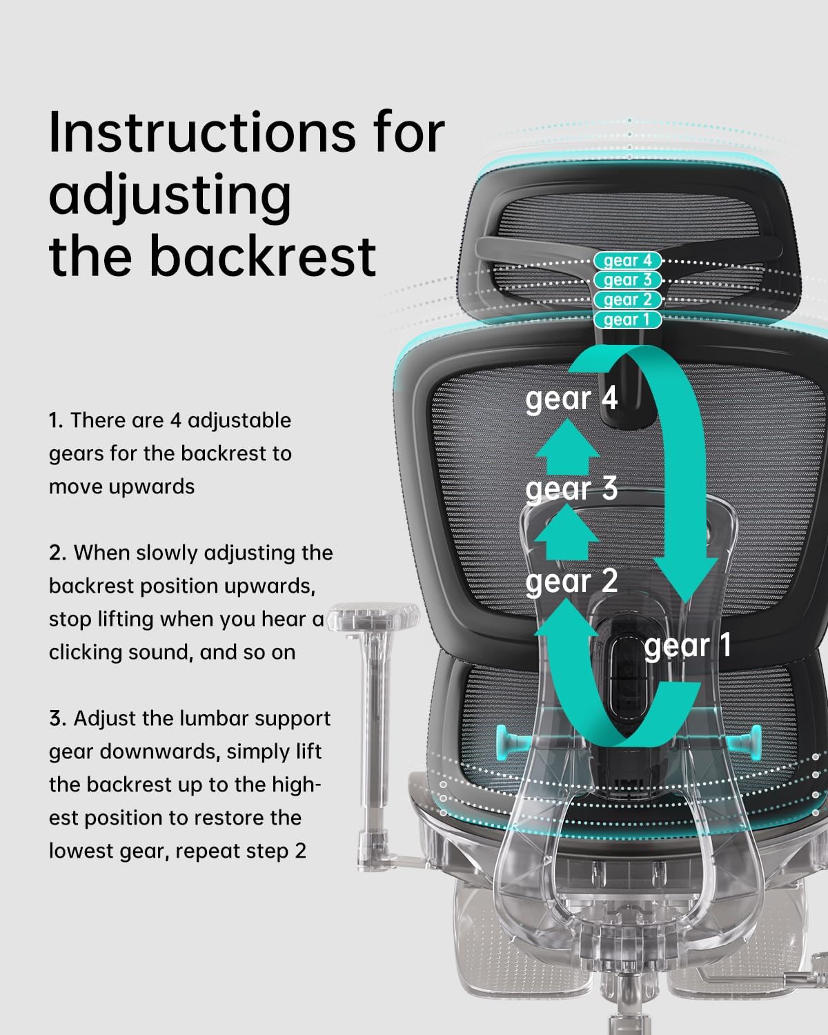 HBADA E2 Ergonomic Office Chair