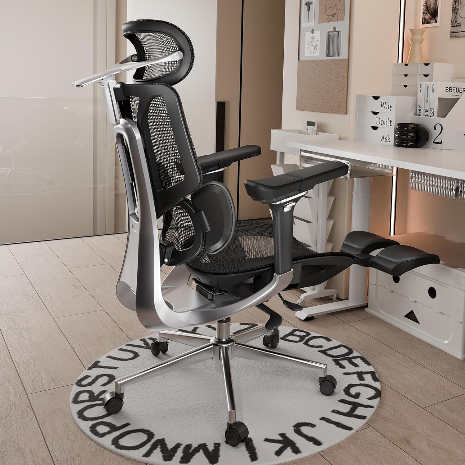 HBADA E3 Pro Ergonomic Office Chair (with Footrest)