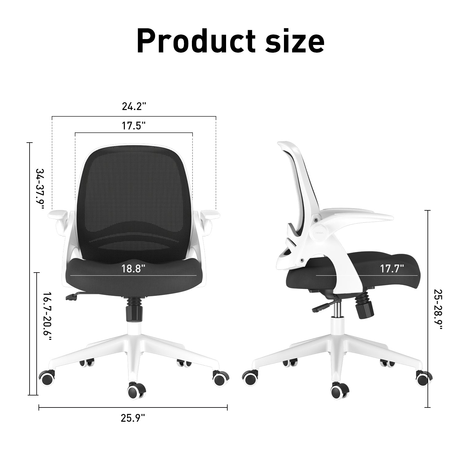 Hbada swivel office online chair