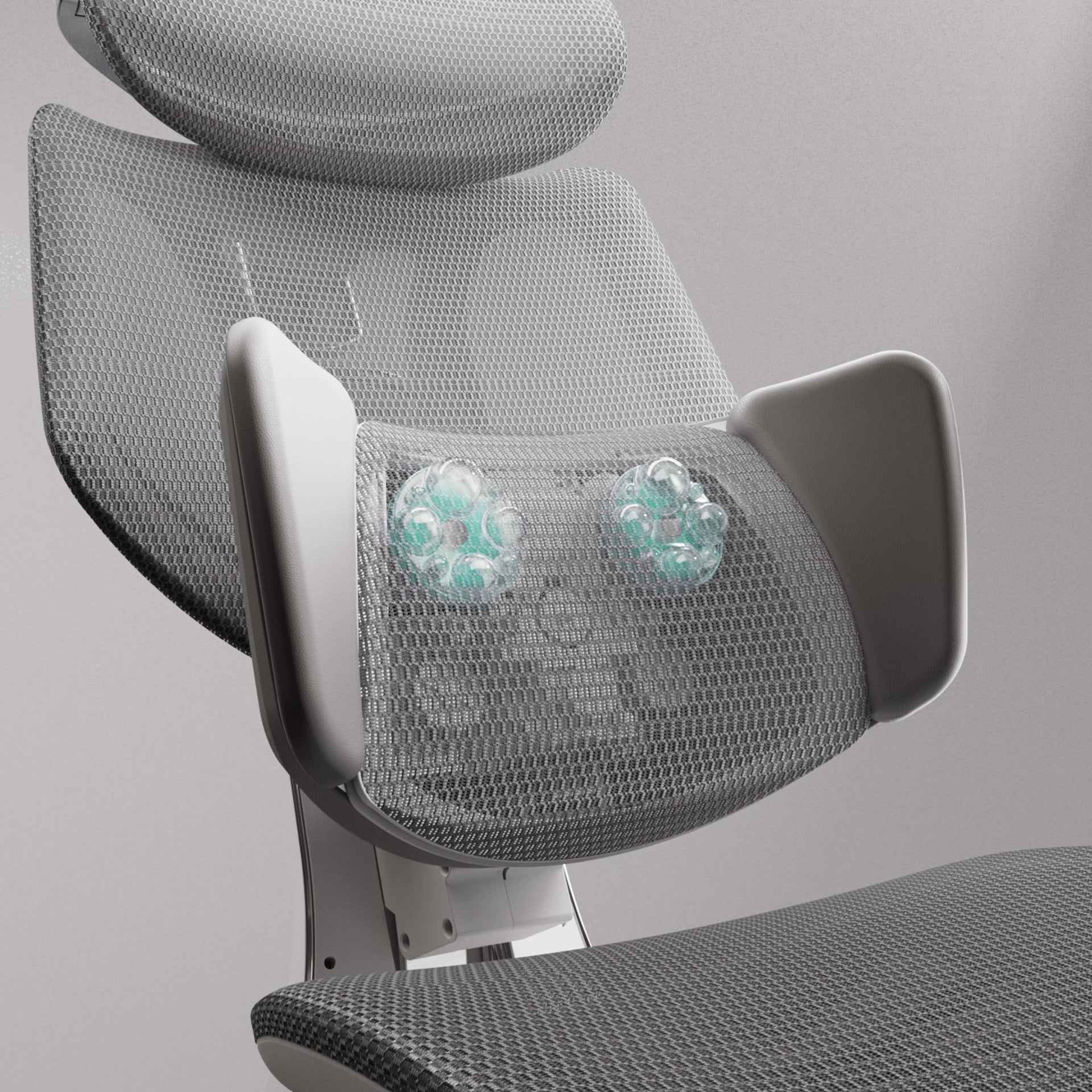 Hbada X7 Smart Ergonomic Chair lumbar support detail