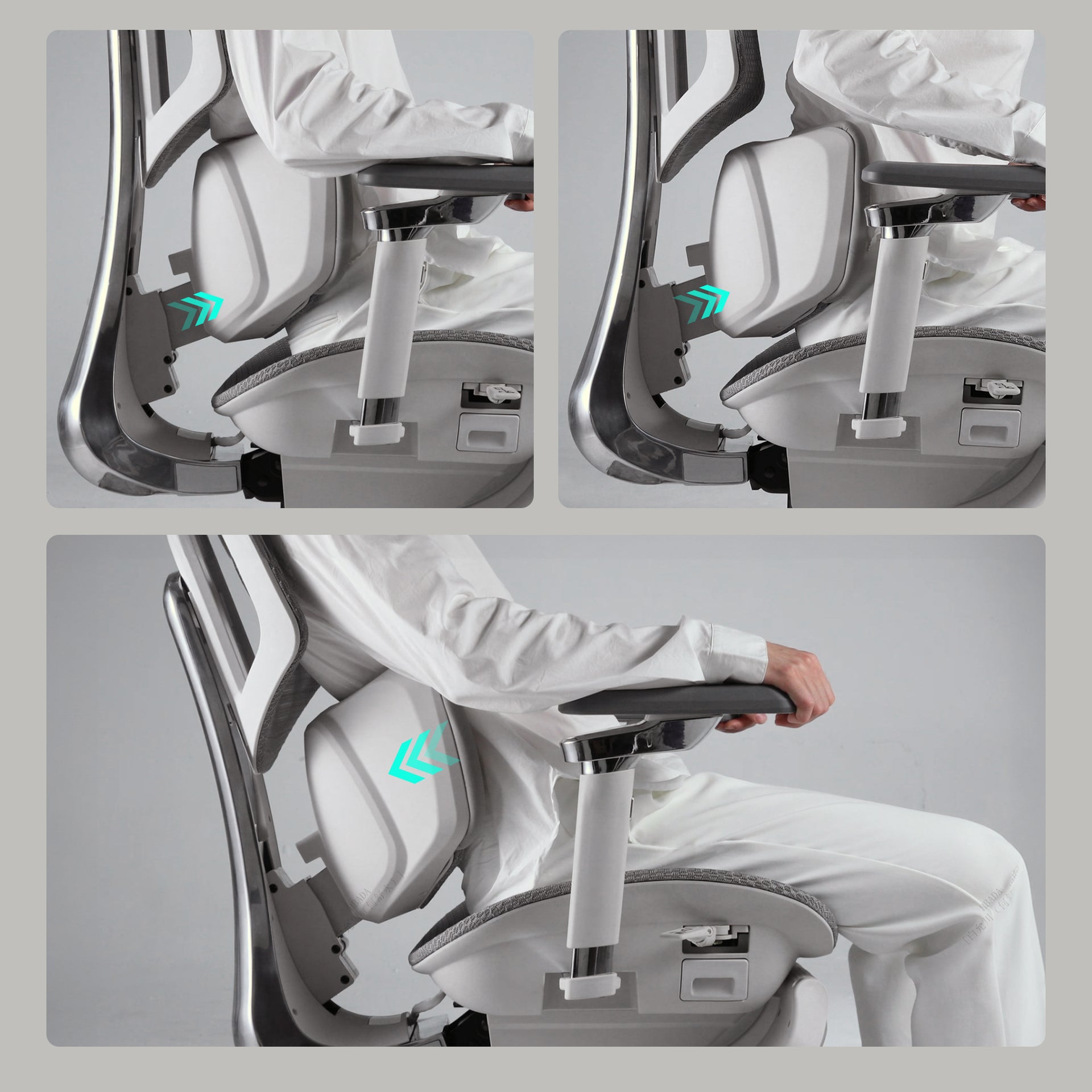Hbada X7 Smart Ergonomic Chair lumbar support