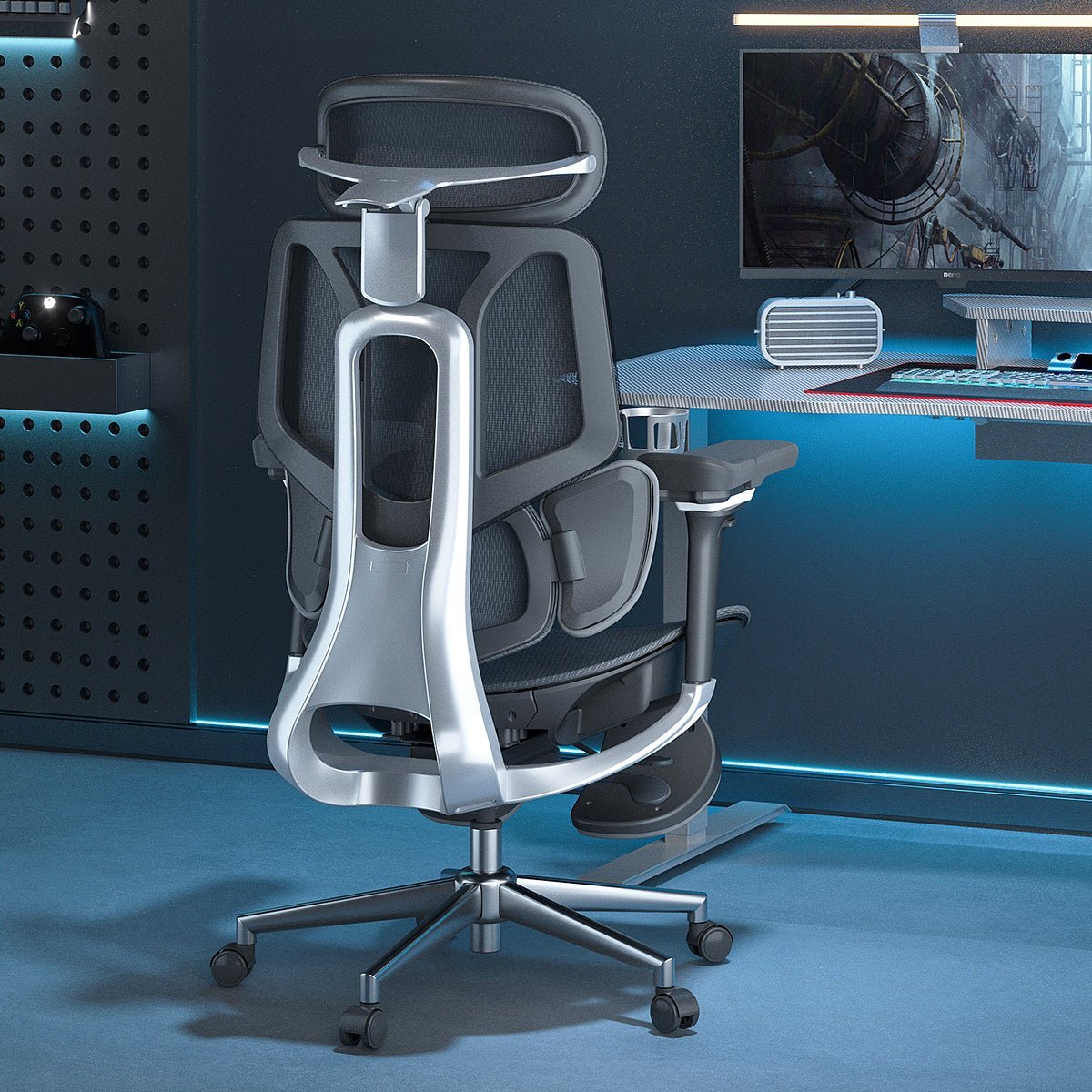 HBADA E3 Pro Ergonomic Office Chair (with Footrest)