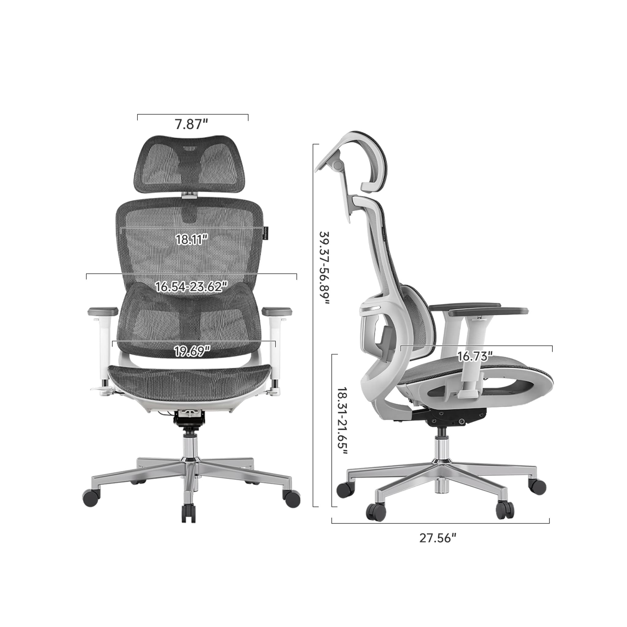 Hbada E2 Pro Ergonomic Office Chair without Footrest