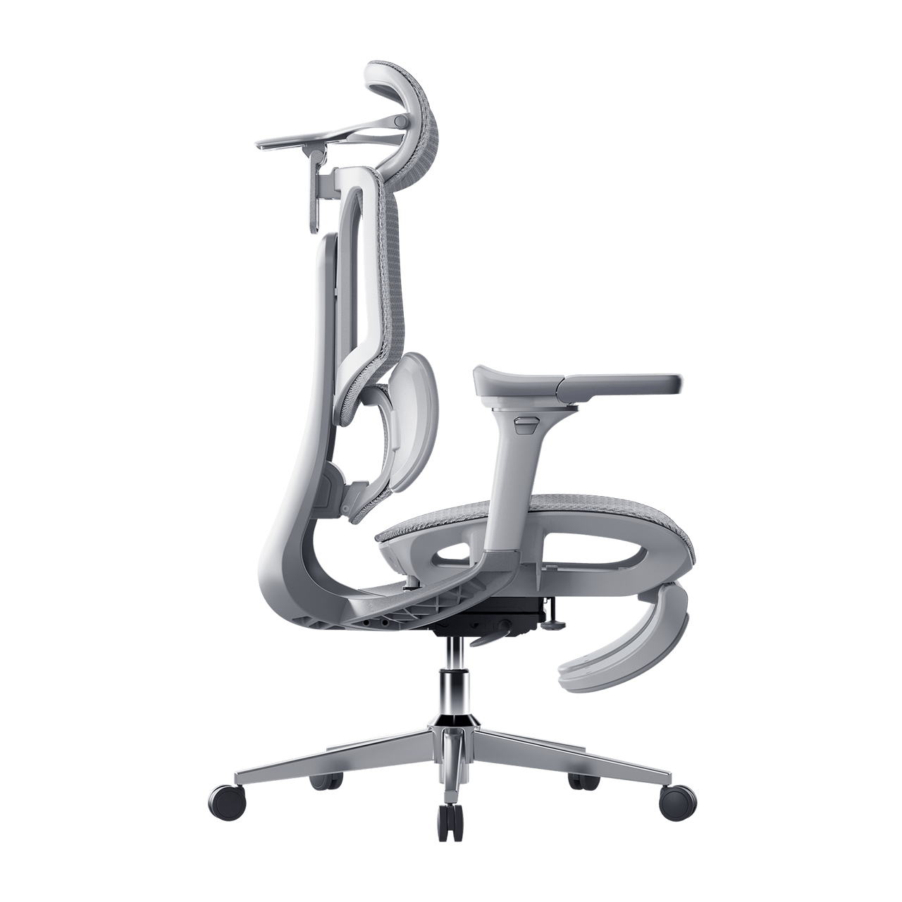 HBADA E3 Pro office Chair with Footrest-gray~0-0