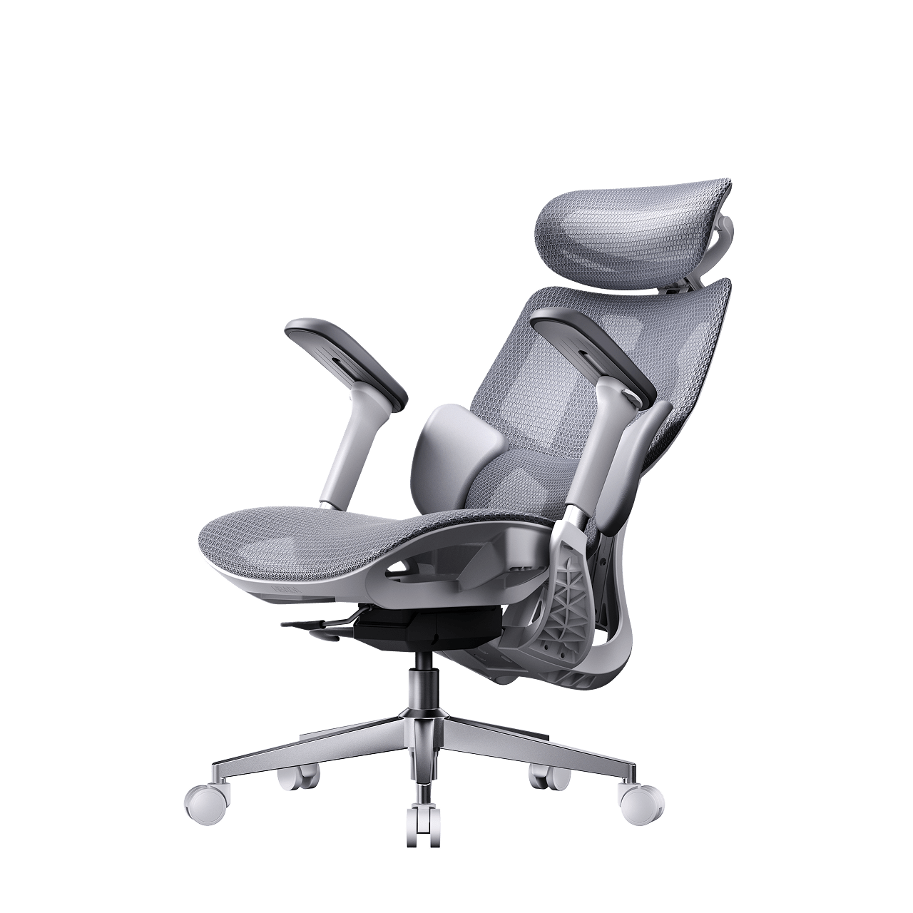e3 air 2026 office ergonomic chair with adjustments recline gray~1-0