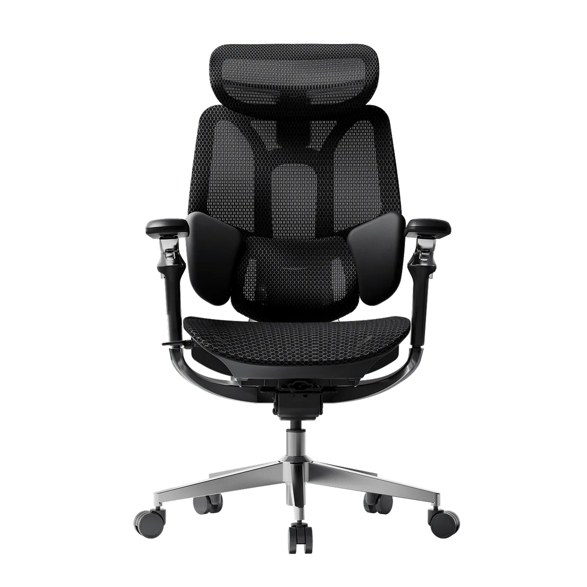 E3 PRO 2026 EDITION ergonomic office chair without footrest black~0-0