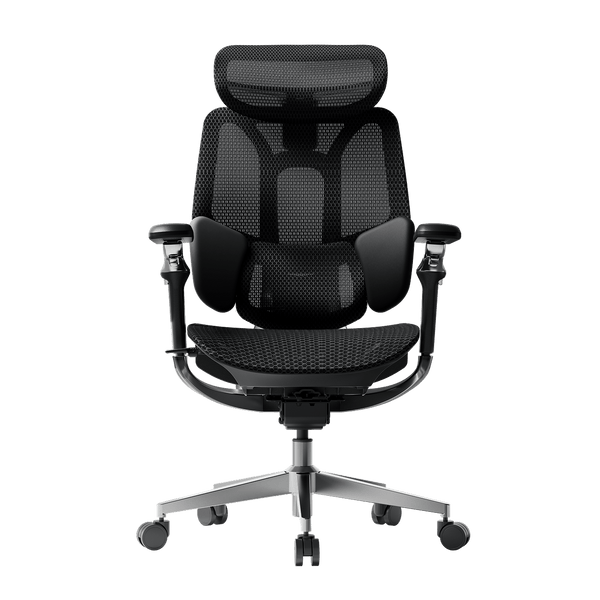 E3 PRO 2026 EDITION ergonomic office chair without footrest black~0-0