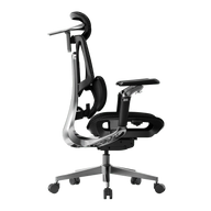 E3 PRO 2026 Ergonomic office chair with adjustable lumbar headrest armrest black~0-0