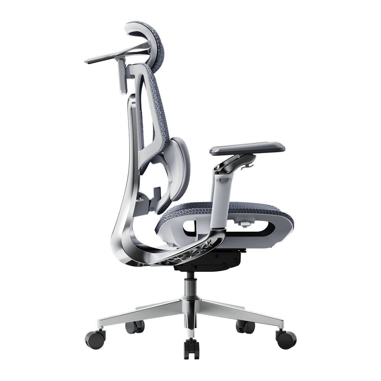 E3 PRO 2026 EDITION Ergonomic office chair with adjustable features gray~1-0