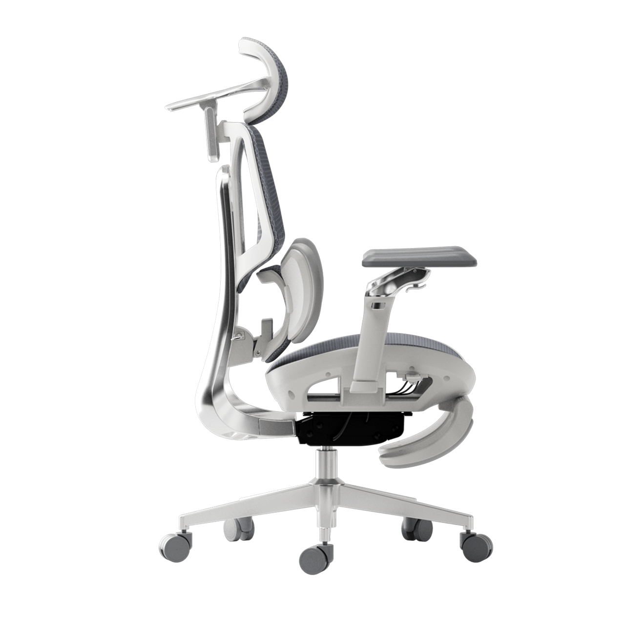 Ergonomic office chair on a black background~0-1