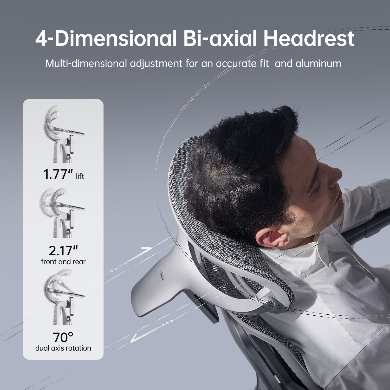 HBADA E3 Ultra Ergonomic Office Chair Futuristic(with Footrest)