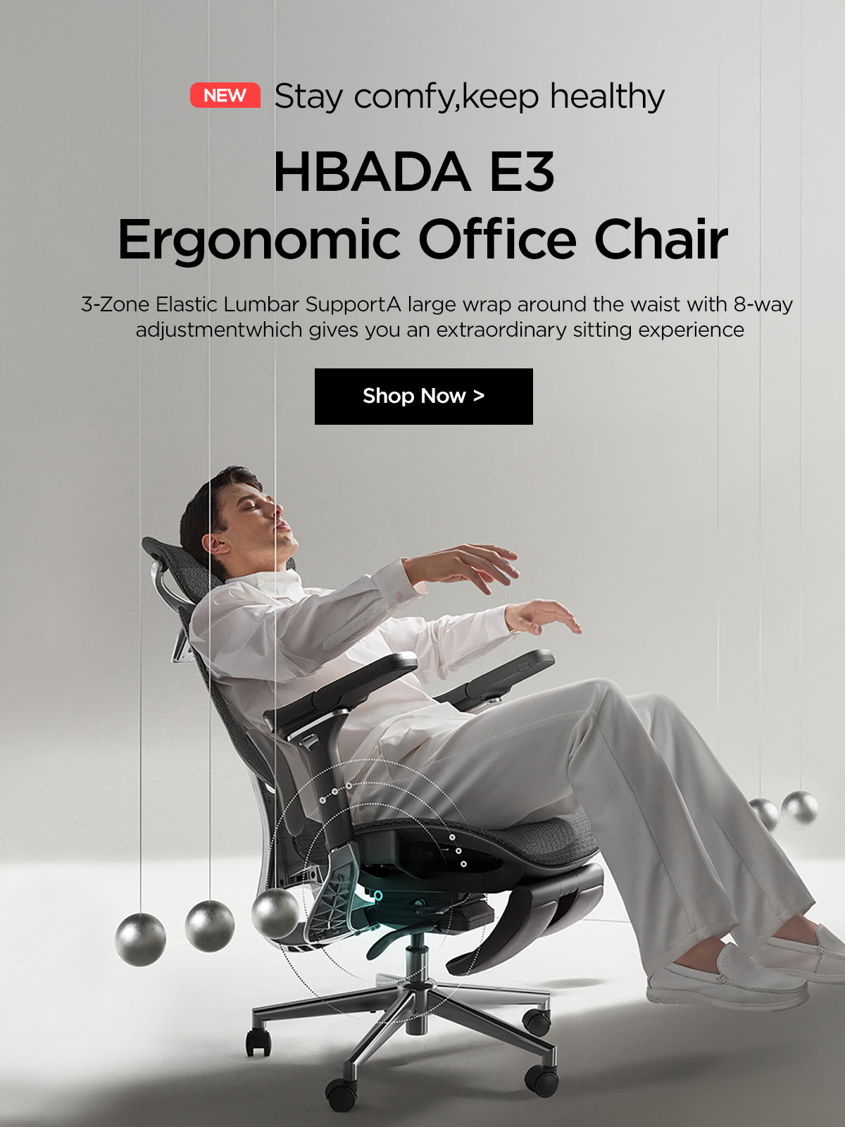 HBADA Chair | Future Ergonomic within your touch