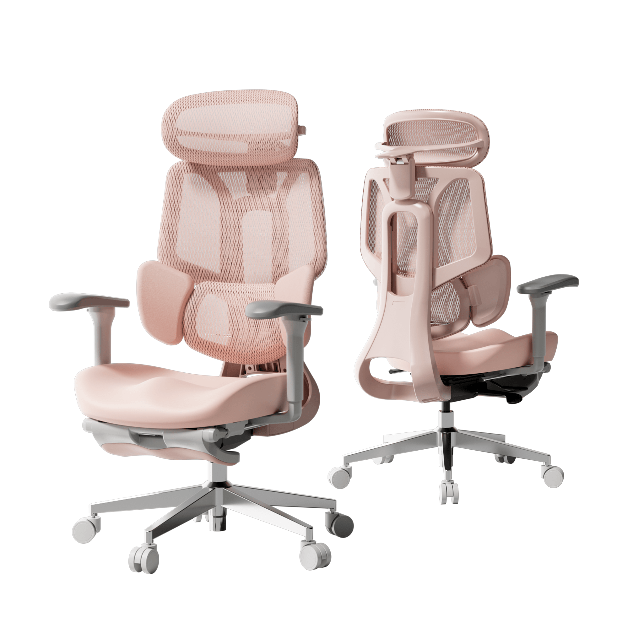 HBADA E3 Air Ergonomic Office Chair Pink~0-2-1