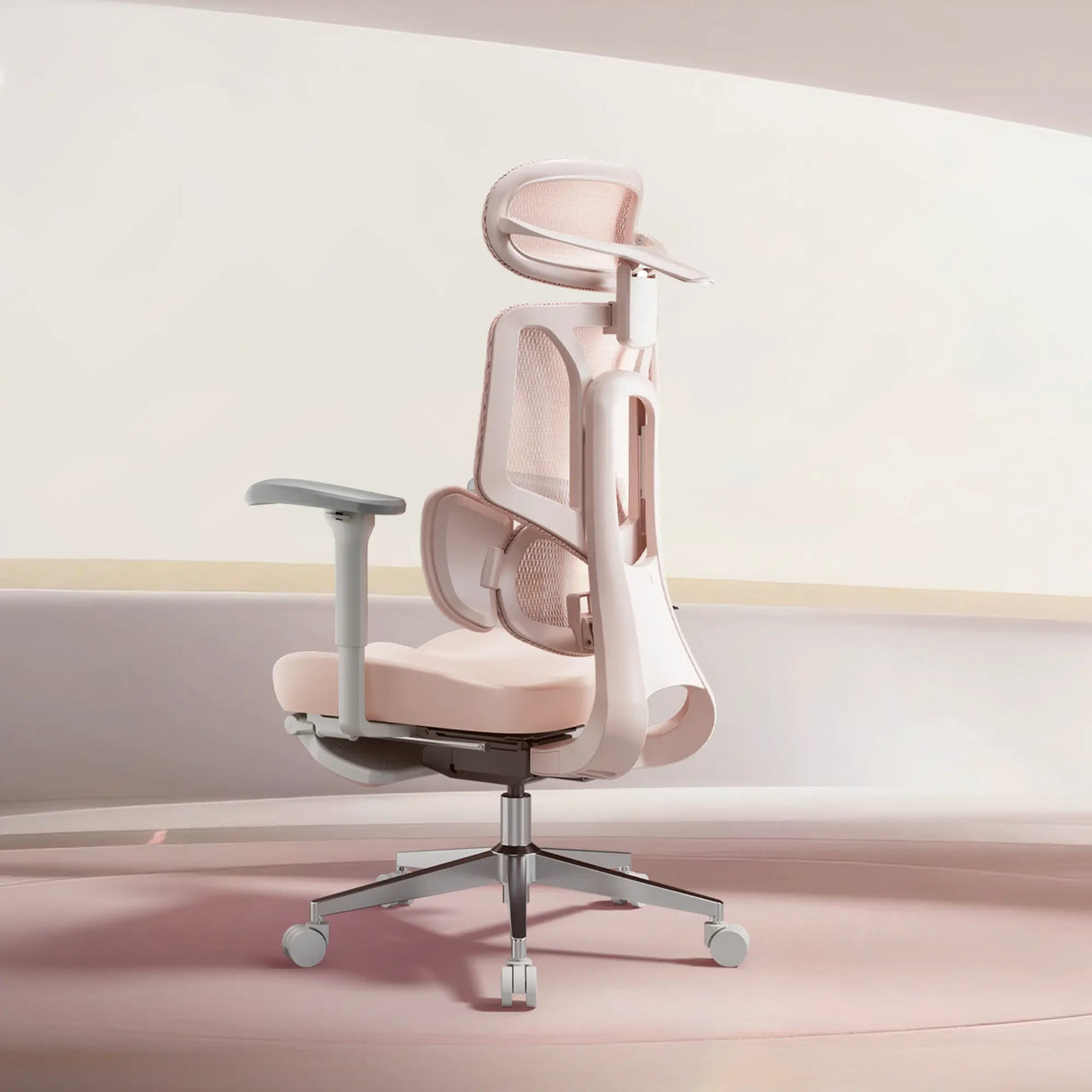 HBADA E3 Air Ergonomic Office Chair Pink~0-2-1