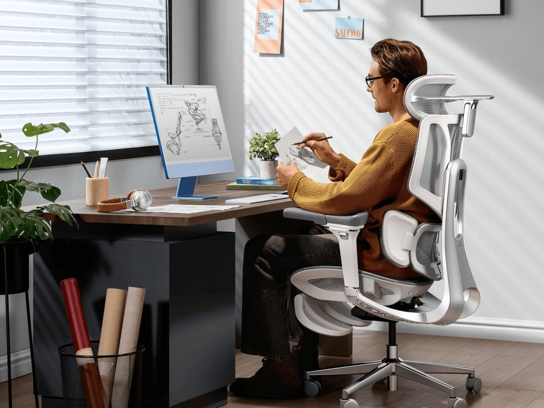 HBADA E3 Pro Ergonomic Office Chair (With Footrest)