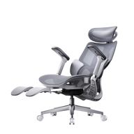 HBADA E3 Air Ergonomic Office Chair without footrest gray front~0-1