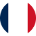 French flag with blue, white, and red colors