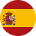 Flag of Spain displayed on a sphere