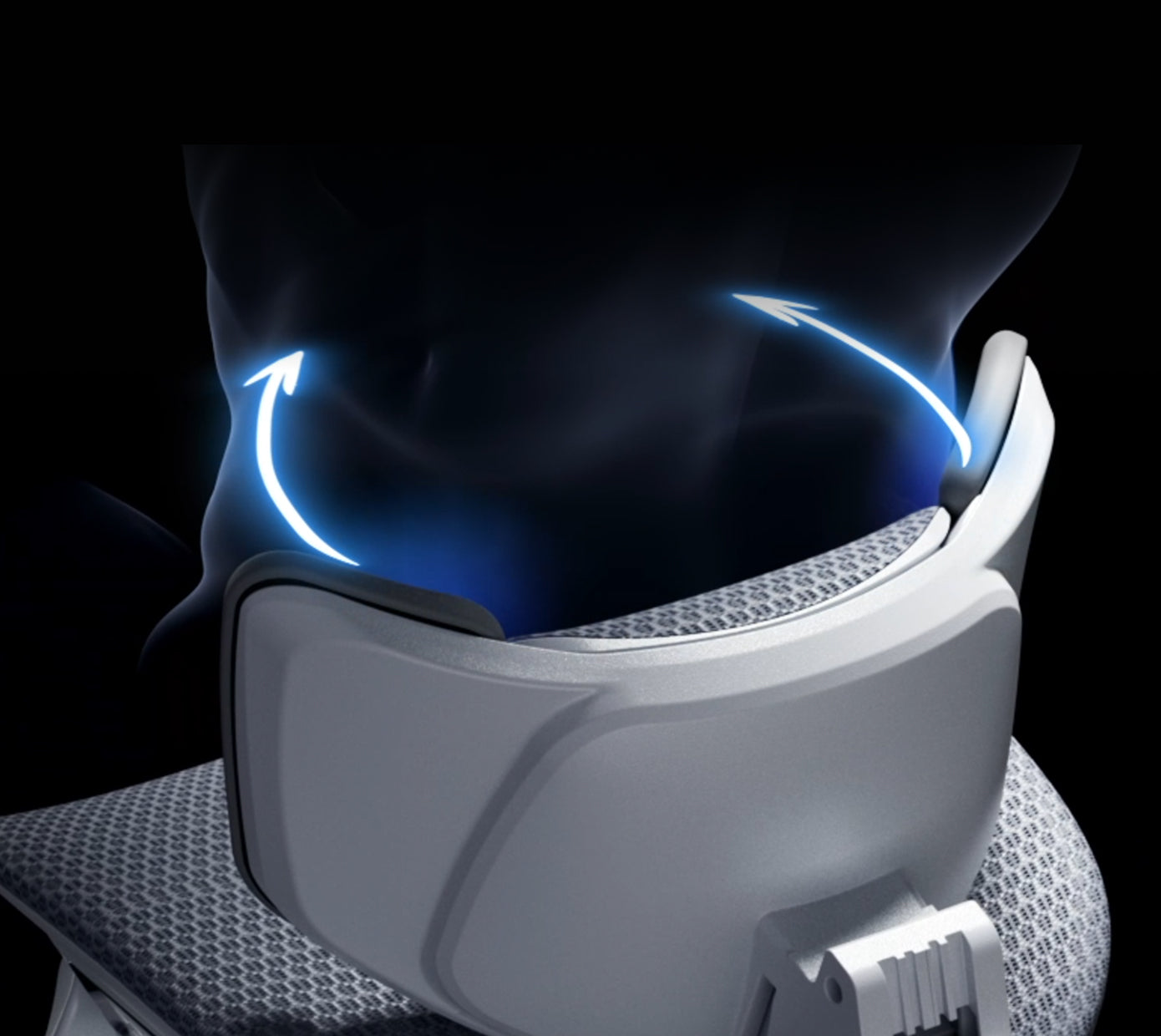 HBADA ergonomic chair with supportive adjustable headrest