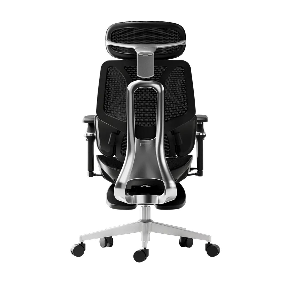 HBADA E3 Ultra Ergonomic Office Chair alumium back black~0